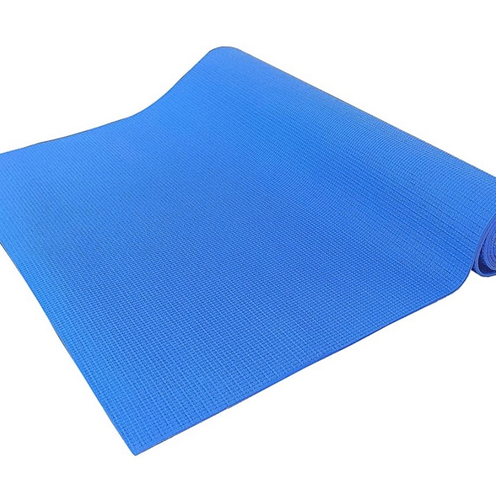 Blue travel yoga mat